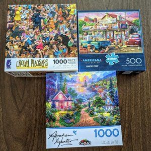 Bundle of 3 Jigsaw Puzzles